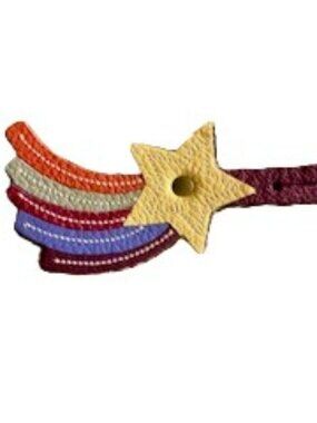 Unicorn Pebbled Bone Tassel